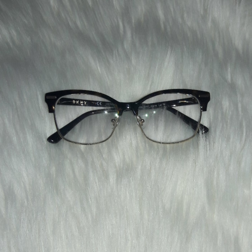 DKNY Black and Silver Women's Glasses